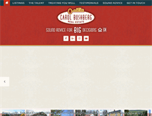 Tablet Screenshot of carolbushberg.com